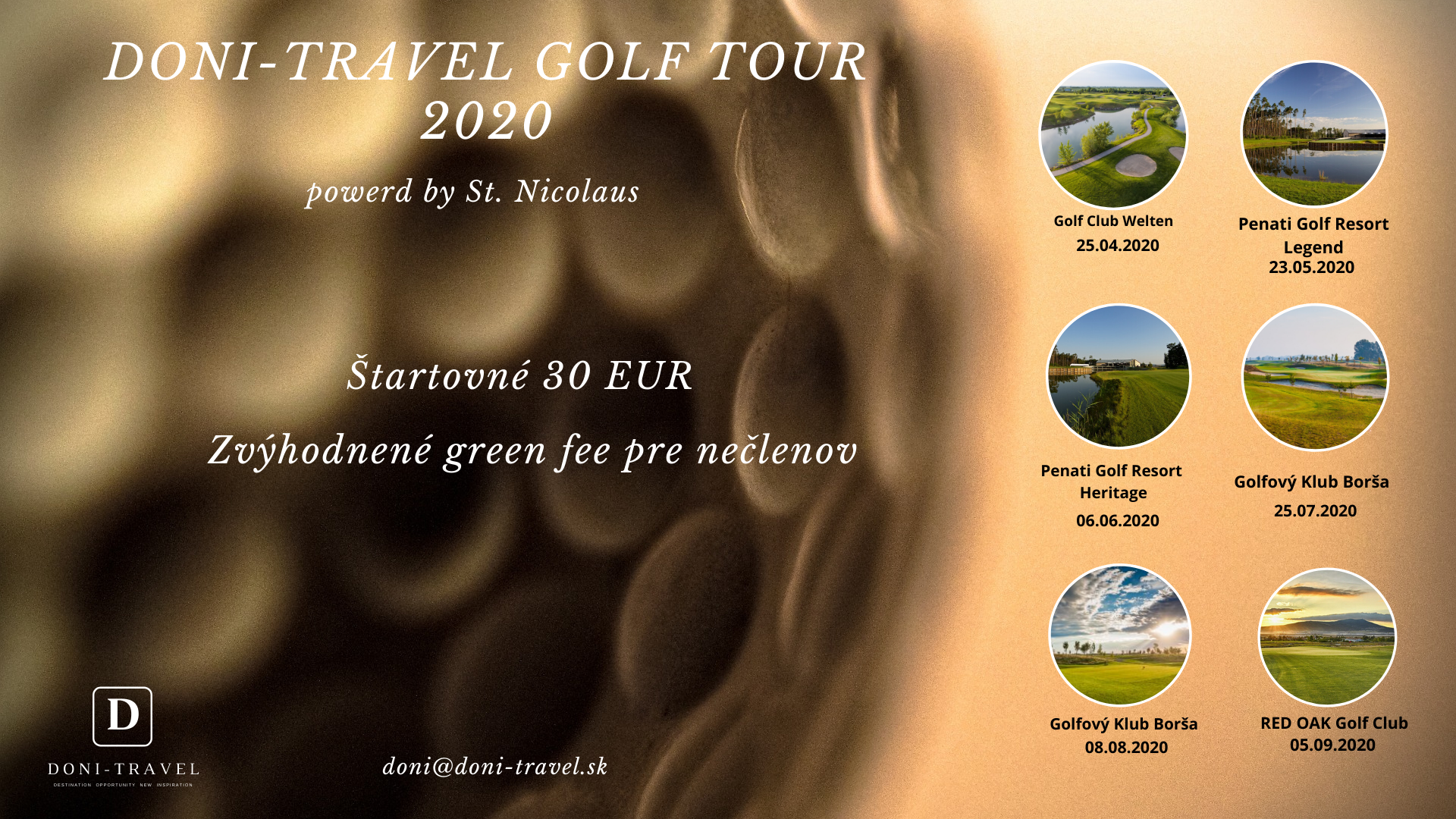 Doni-Travel golf tour 2020